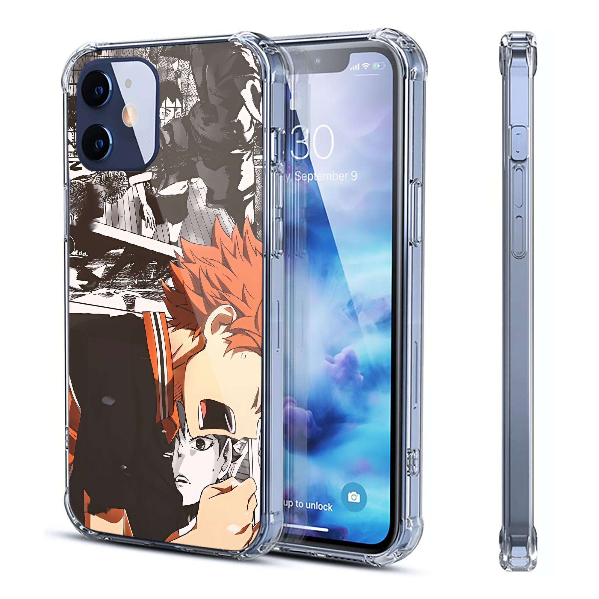 （画像用） ハイキュー!! Haikyu!! 【iPhone 12シリーズ対応】透明スマホケース（クリアソフトケース）